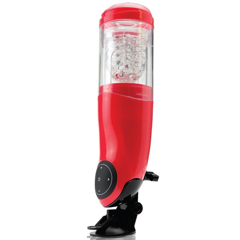 Pdx Mega Bator Usb Masturbador Masculino Boca Rojo