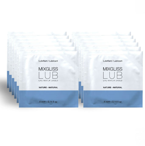 Lubricante Base De Agua Natural 12 Monodosis 4 Ml