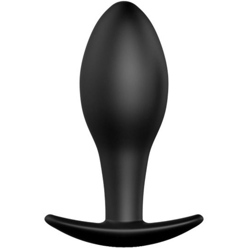 Plug Anal Silicona Ancla 8.5 Cm Negro