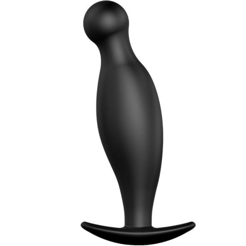 Plug Anal Silicona 11.7 Cm Negro