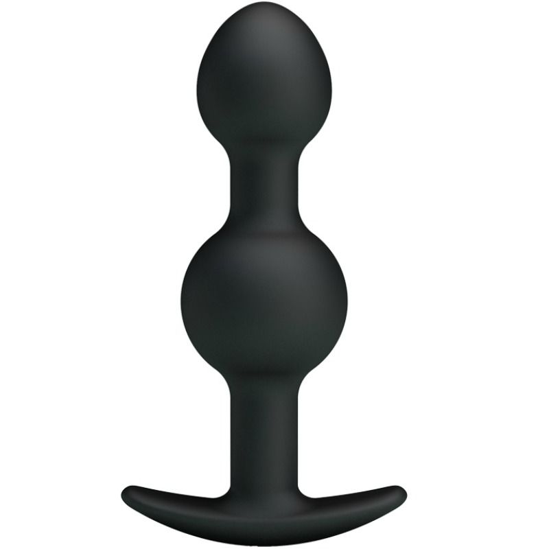 Bolas Anales Silicona Estimulacion Especial 10.3 Cm Negro
