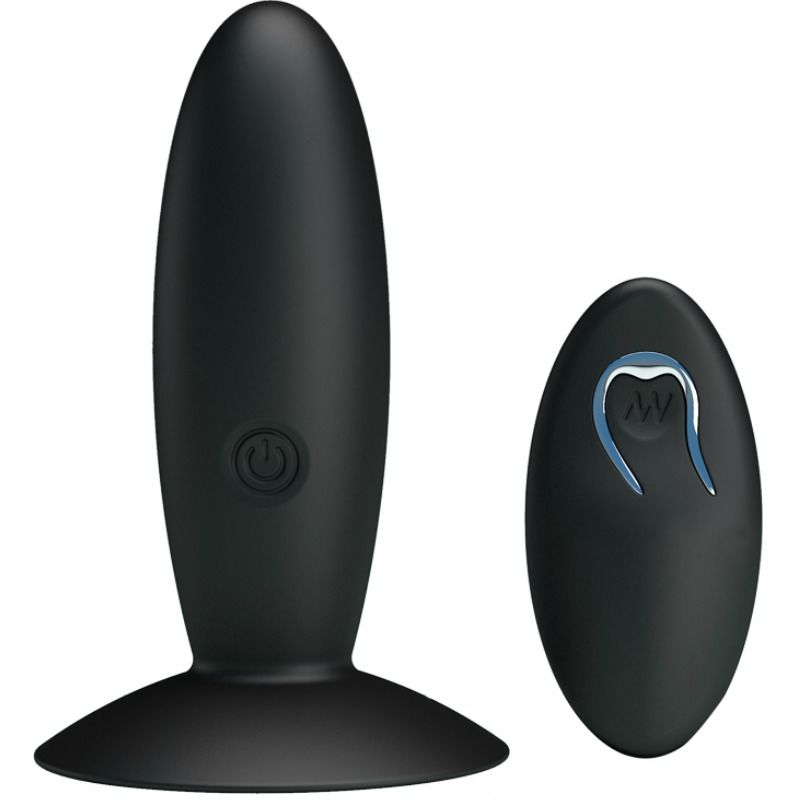 Plug Anal Recargable Con Vibración Y Mando