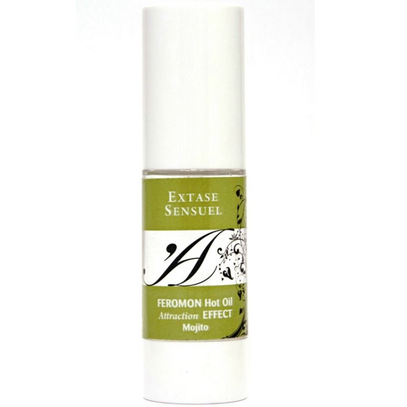 Aceite Masaje Efecto Calor Con Feromonas Mojito 30 Ml