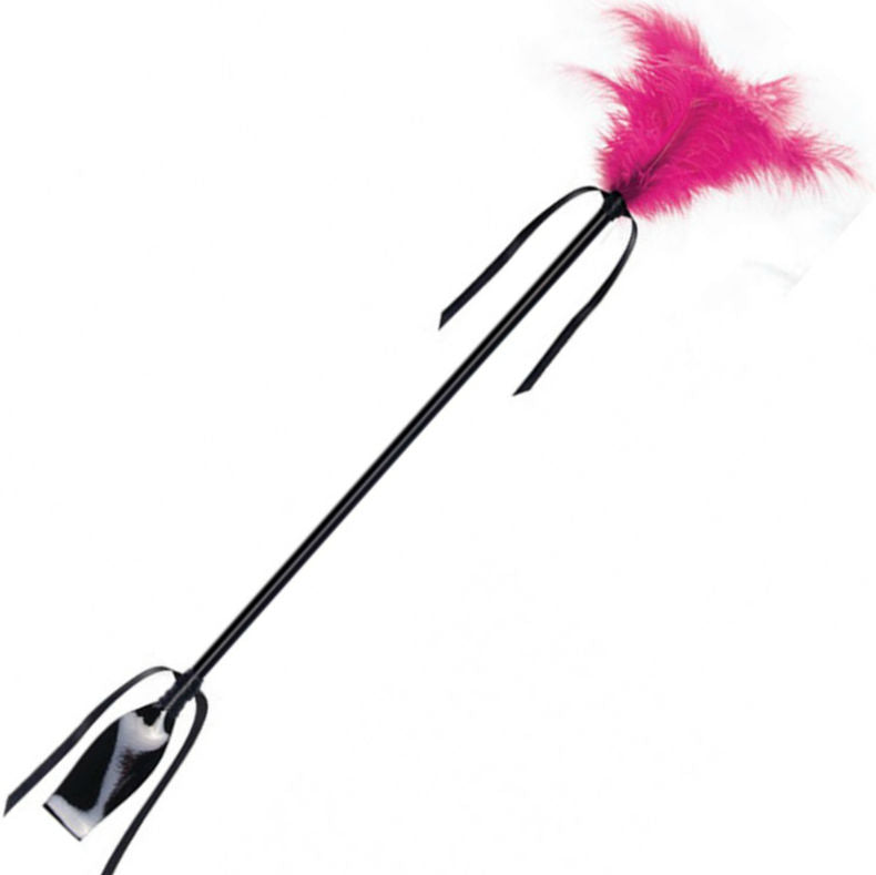 Fusta & Pluma Negro Y Fucsia