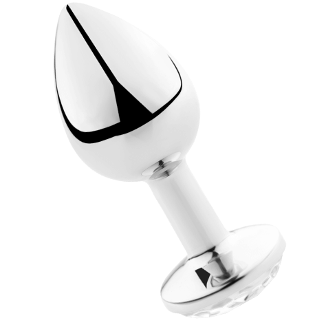 Plug Anal Aluminio Transparente 7 Cm