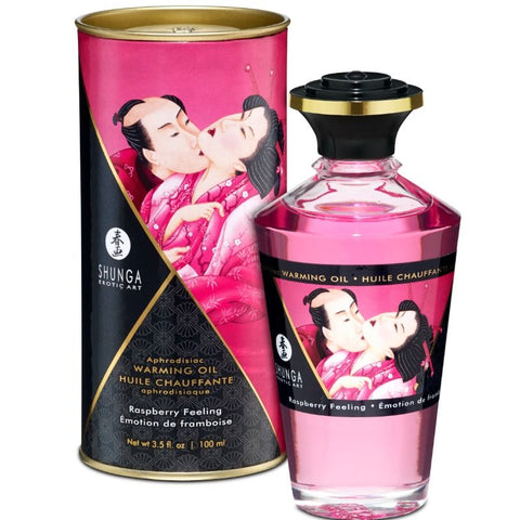 Aceite Masaje Efecto Calor Sabor Intenso Frambuesa 100 Ml