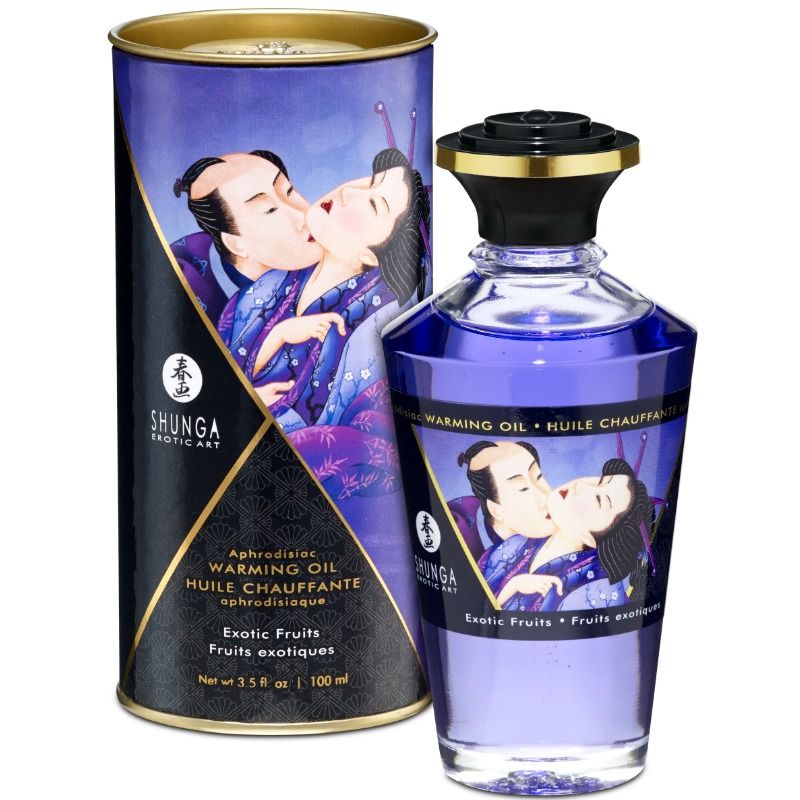 Aceite Masaje Efecto Calor Sabor Frutas Exóticas 100 Ml