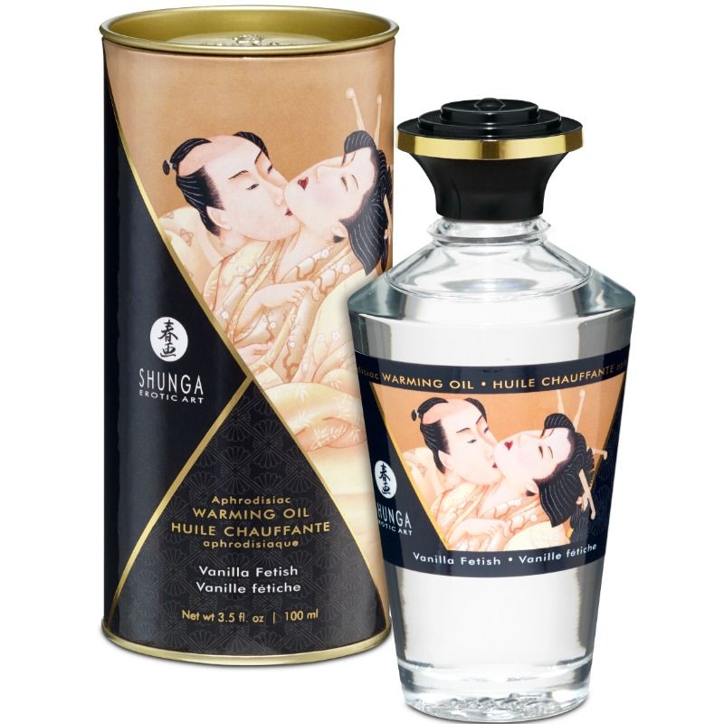 Aceite Masaje Efecto Calor Sabor Vainilla 100 Ml