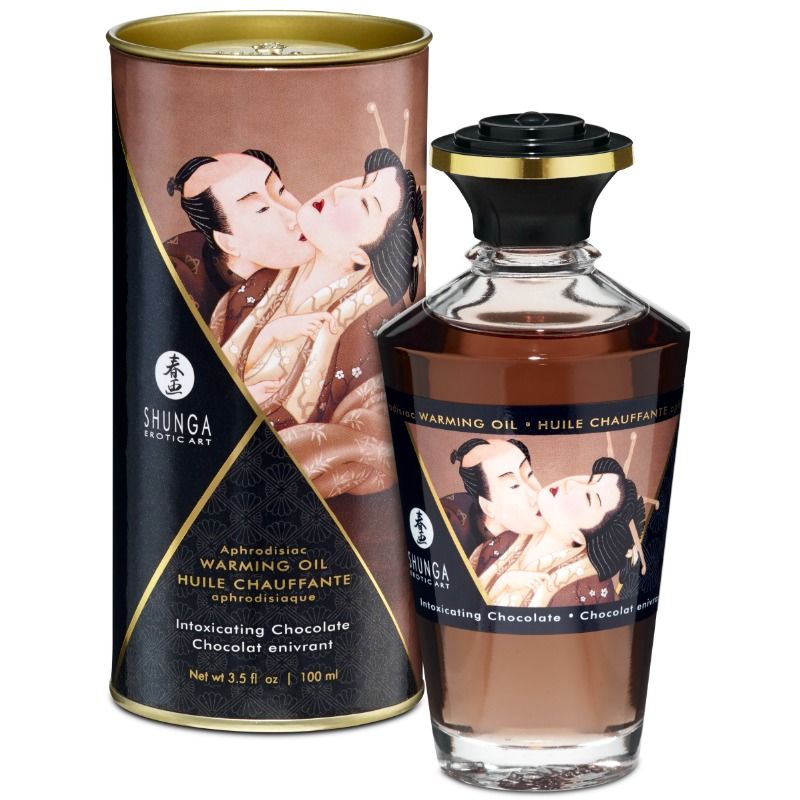 Aceite Masaje Efecto Calor Sabor Intenso Chocolate 100 Ml