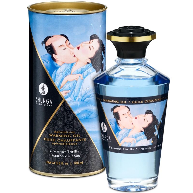 Aceite Masaje Efecto Calor Sabor Coco 100 Ml