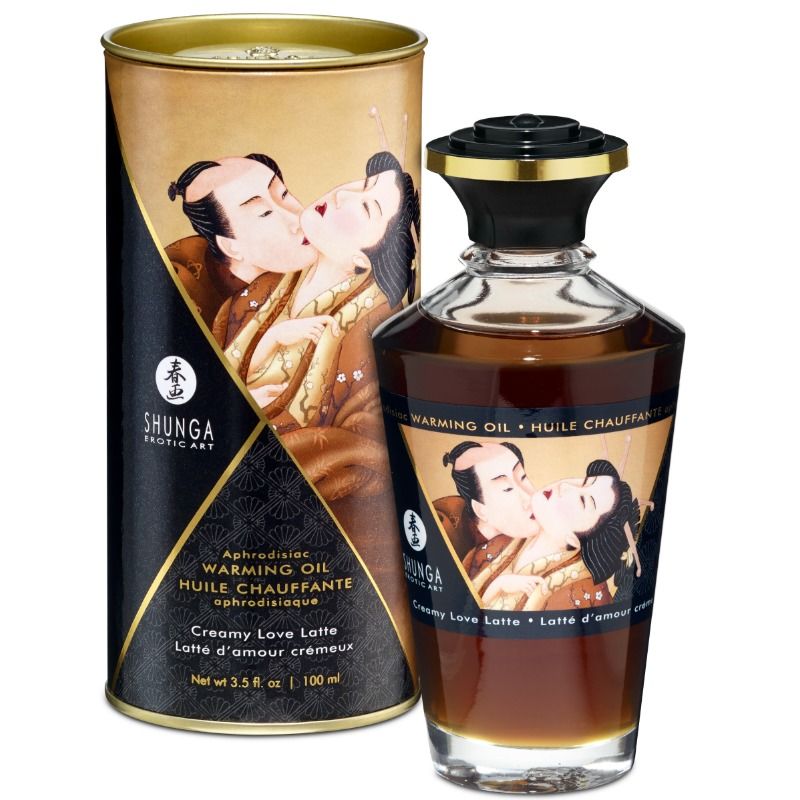 Aceite Masaje Efecto Calor Sabor Café 100 Ml