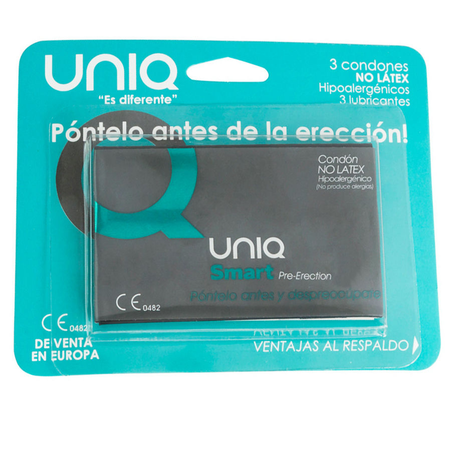 Smart Preservativos Pre-Erección Sin Latex 3 Unidades