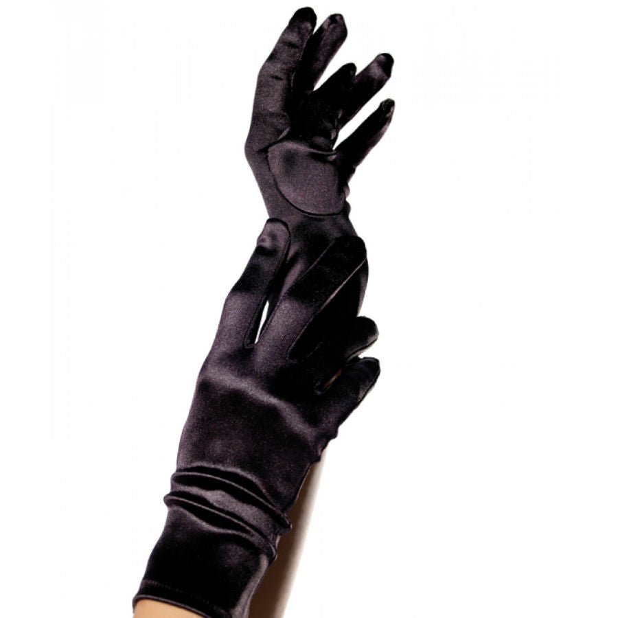 Guantes Satin Negro