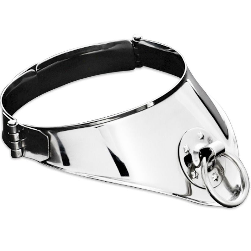 Collar Restriccion Con Anilla Y Candado 12.5 Cm