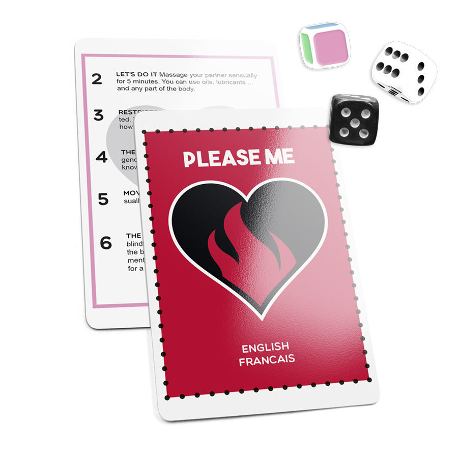 Please Me Play Cartas + 3 Dados