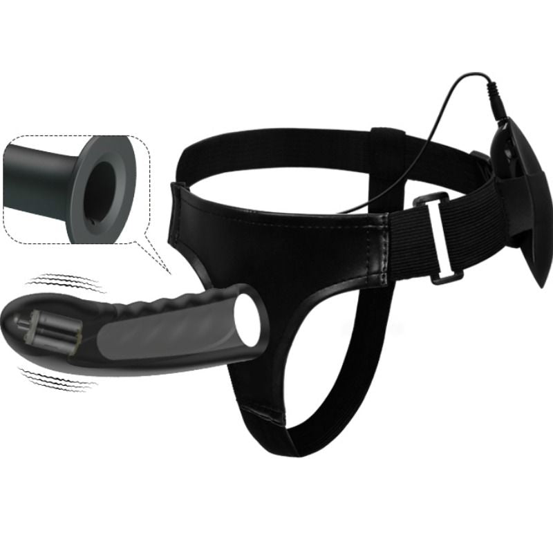 Marvin Strap On Con Vibración Y Dildo Hueco
