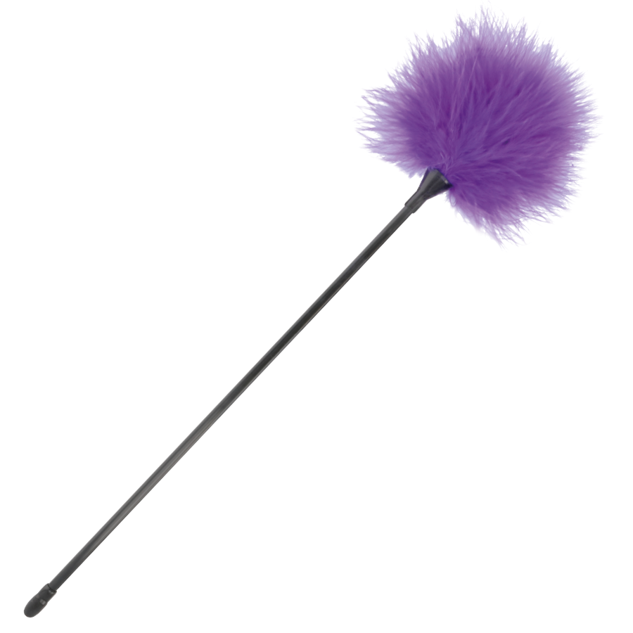 Pluma Estimuladora Lila 42Cm