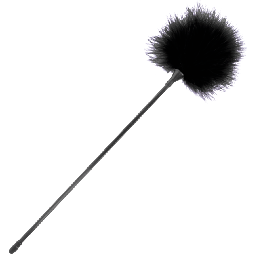 Pluma Estimuladora Negro 42 Cm