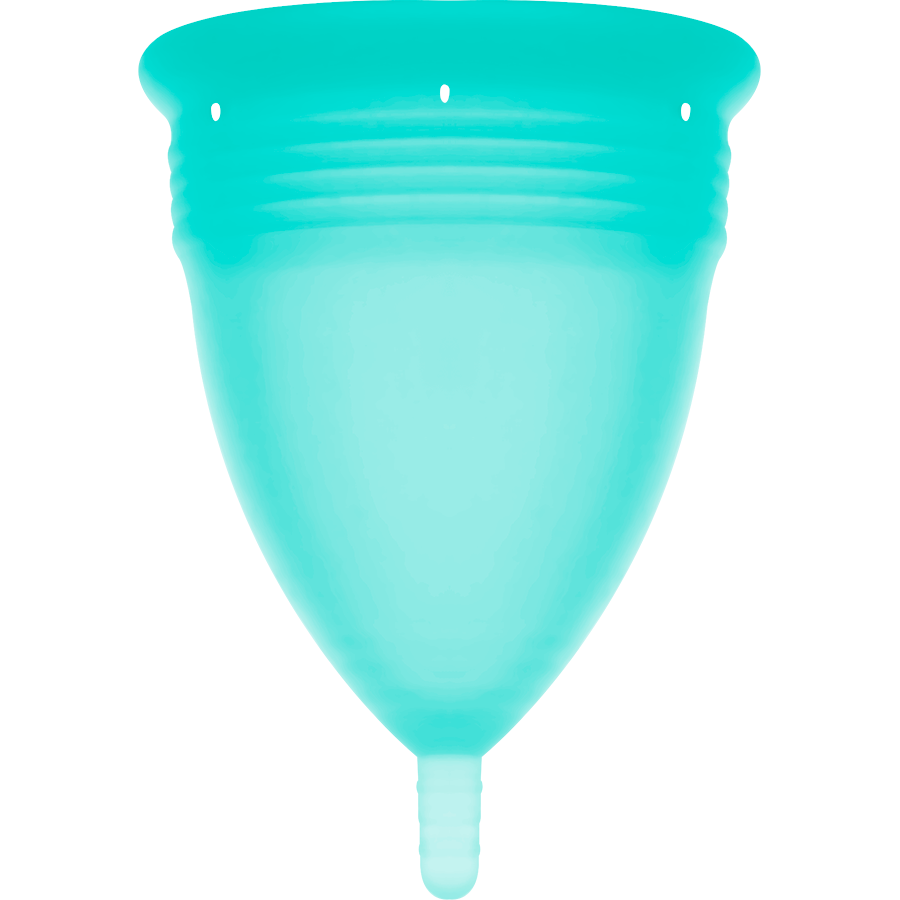 Copa Menstrual Fda Silicona Aquamarina - Talla L