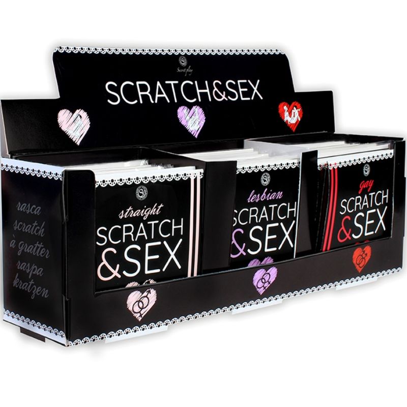 Display + Posturas Scratch & Sex (Es/En/Fr/Pt/De)