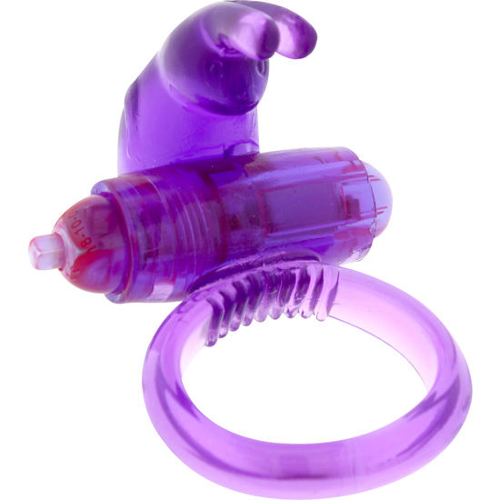 Anillo Vibrador De Silicona Lila