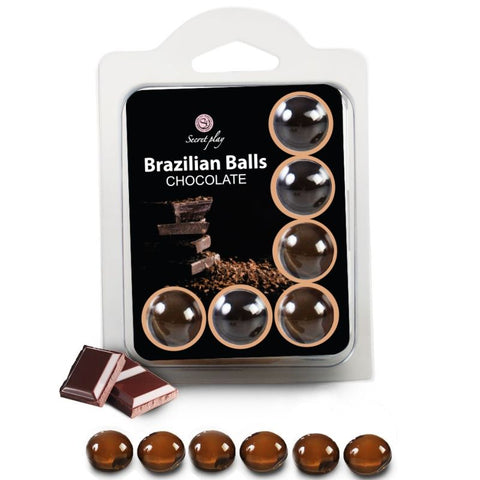 Set 6 Brazilians Balls Chocolate