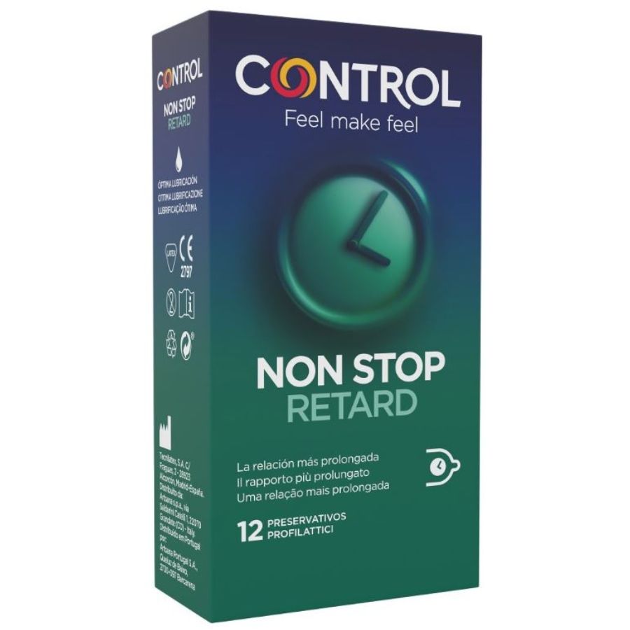 Non Stop Retard Preservativos 12 Unidades