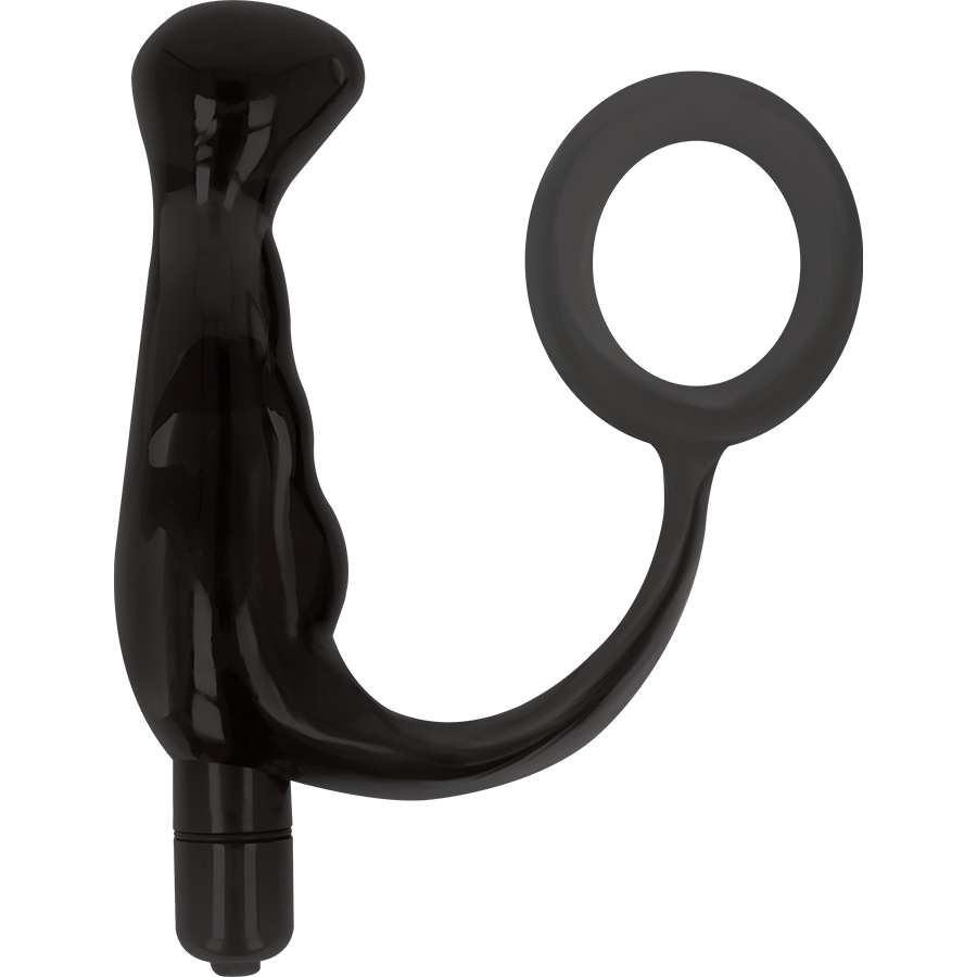 Vibrador Prostático Negro 10 Cm