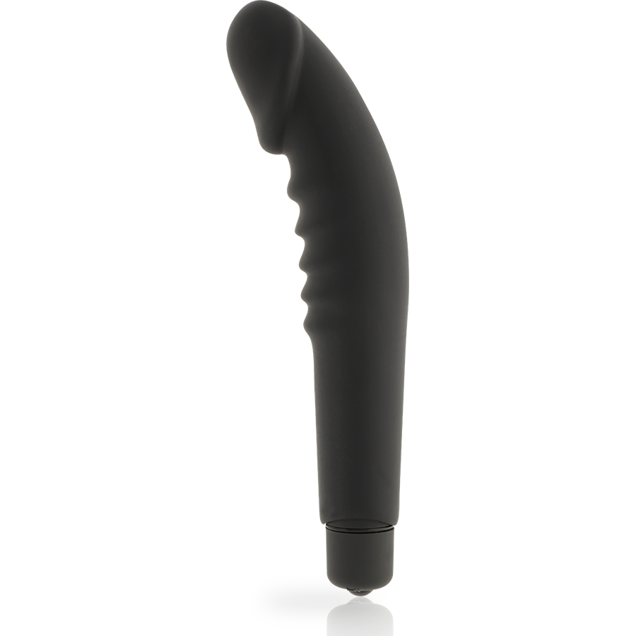 Realistic  Pleasure Vibrador Silicona Negro