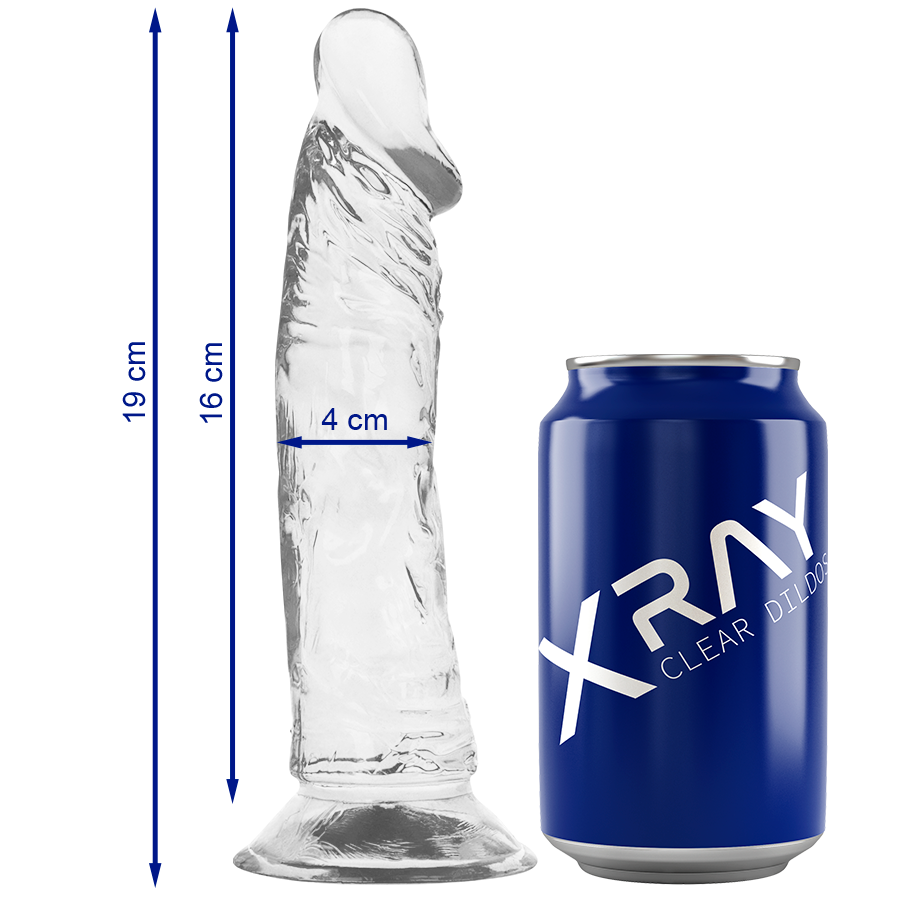 Clear Dildo Transparente 19 Cm -O- 4 Cm