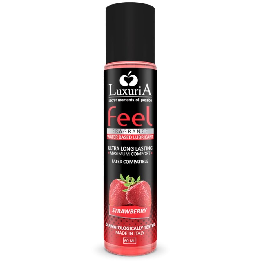 Luxuria Feel Lubricante Base Agua Fresa 60 Ml
