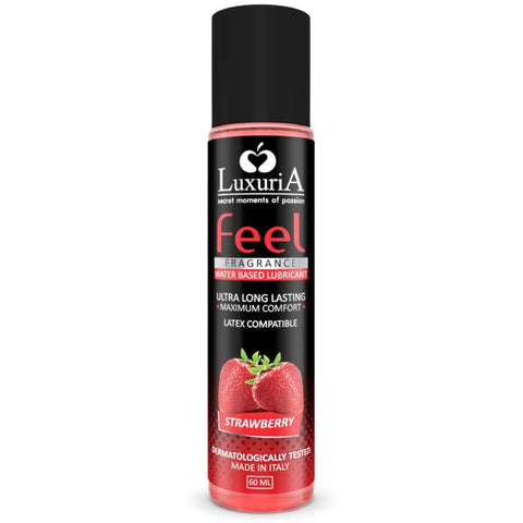 Luxuria Feel Lubricante Base Agua Fresa 60 Ml
