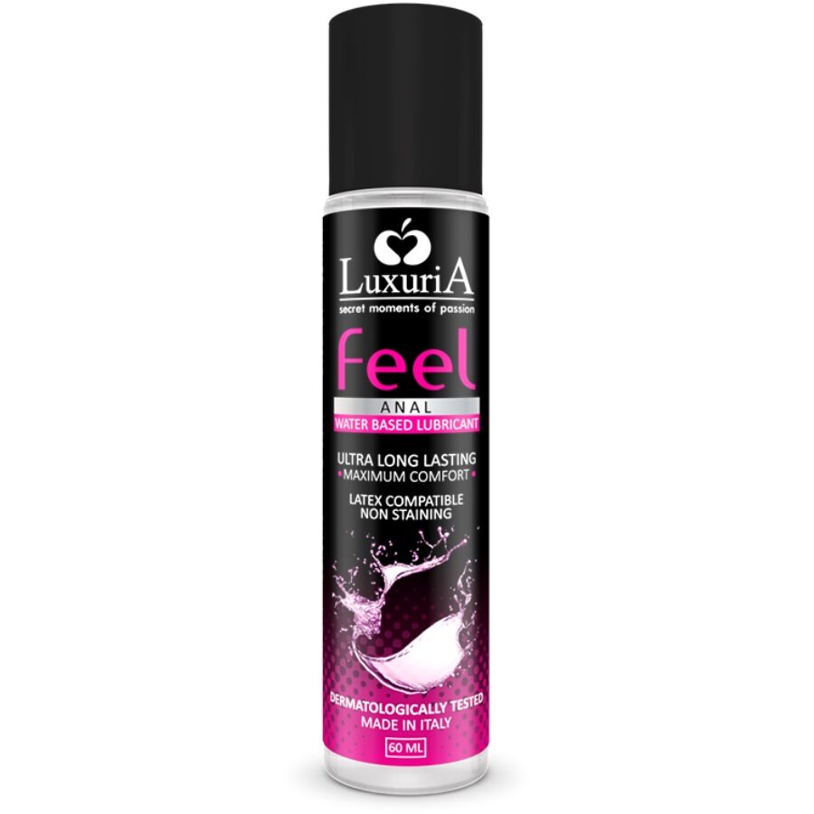 Luxuria Feel Lubricante Base Agua Anal 60 Ml