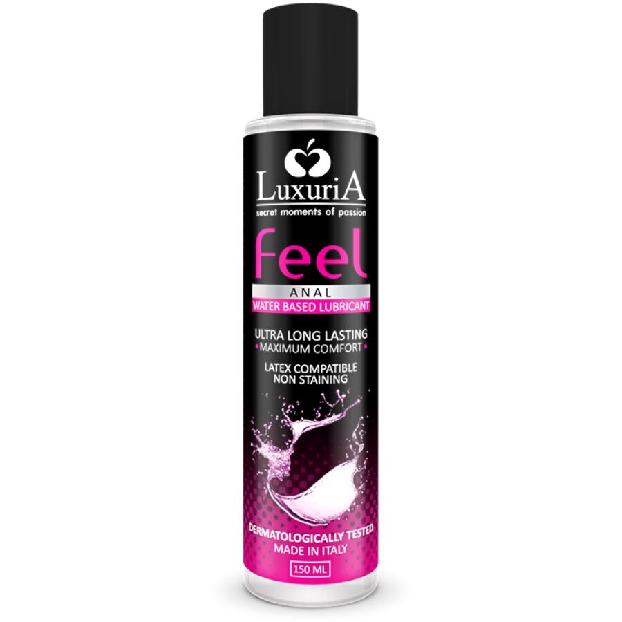 Luxuria Feel Lubricante Base Agua Anal 150 Ml