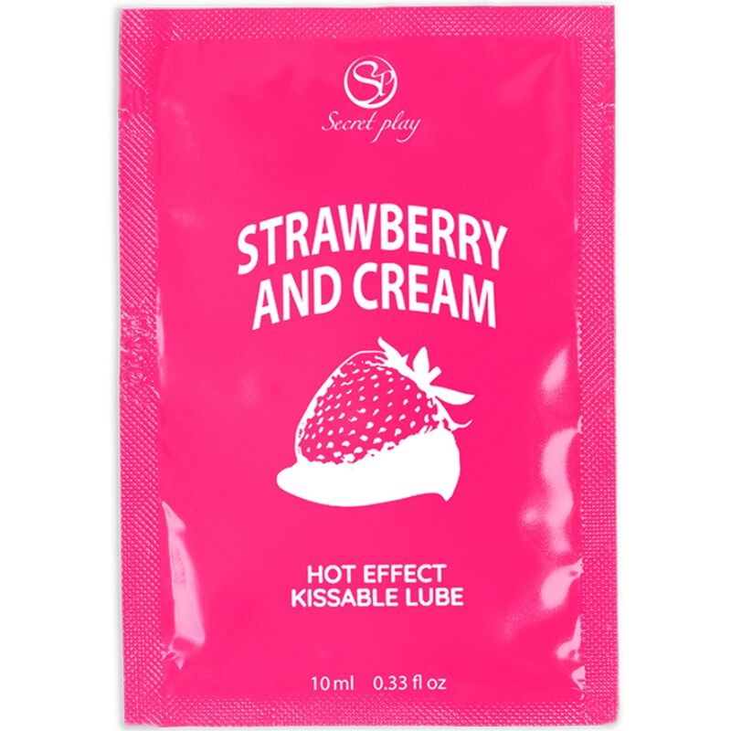 Monodosis Lubricante Fresas & Nata 10 Ml