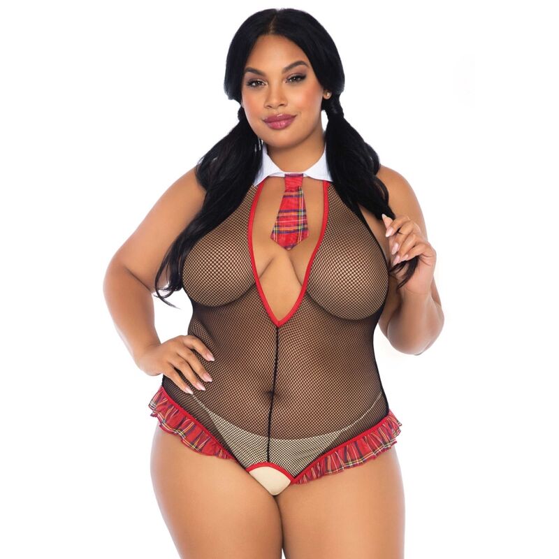 Teddy Colegiala Con Abertura Talla Plus