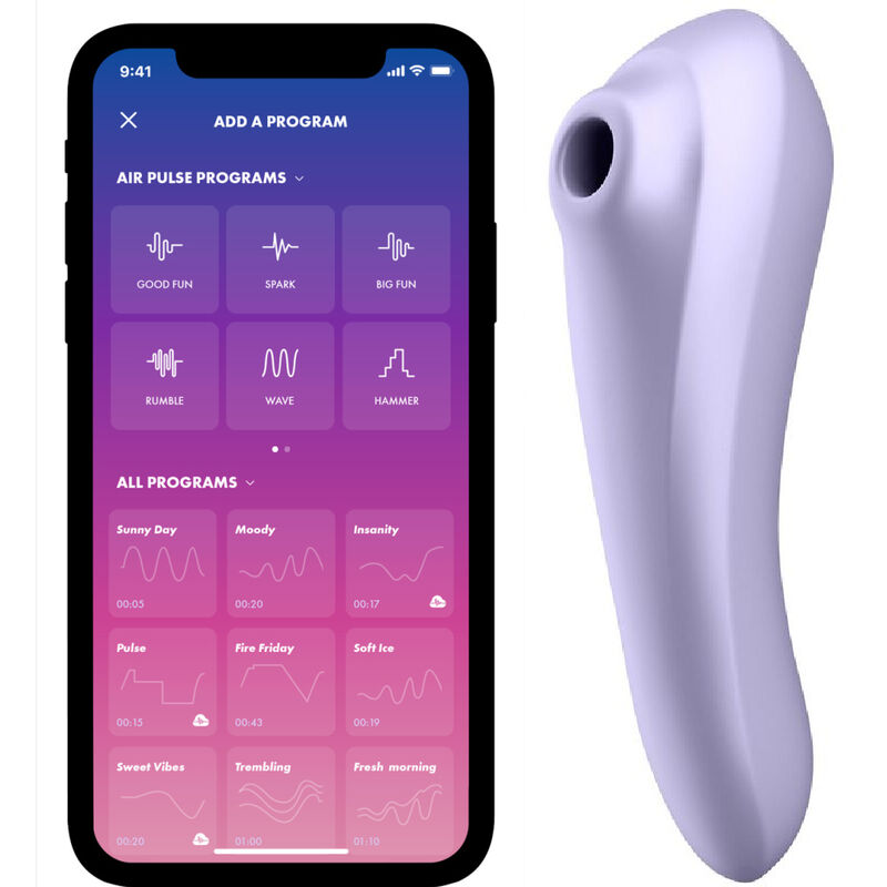 Dual Pleasure Air Pulse Violeta