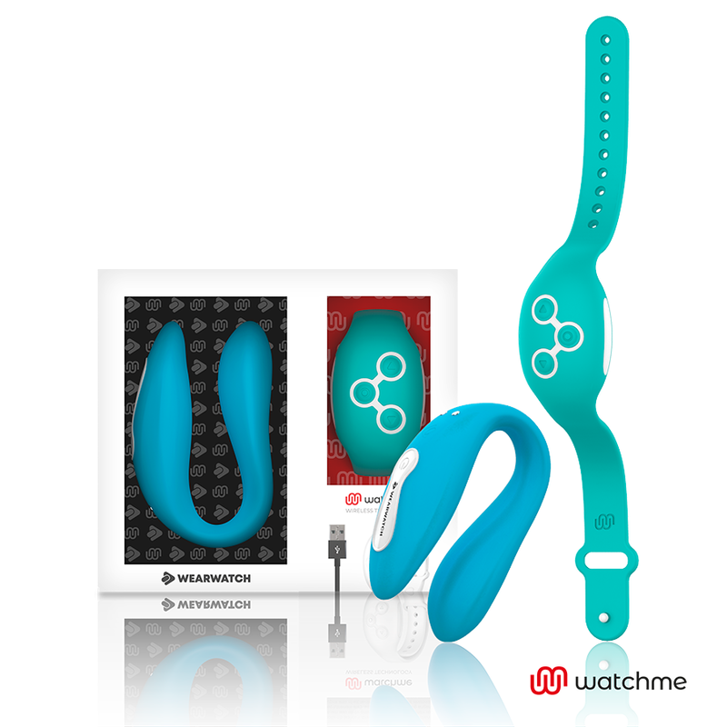 Vibrador Dual Technology Watchme Añil /Agua Marina