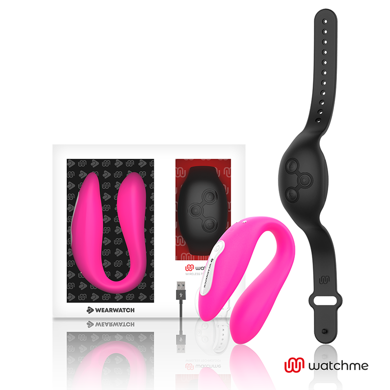 Vibrador Dual Technology Watchme Fucsia /Azabache